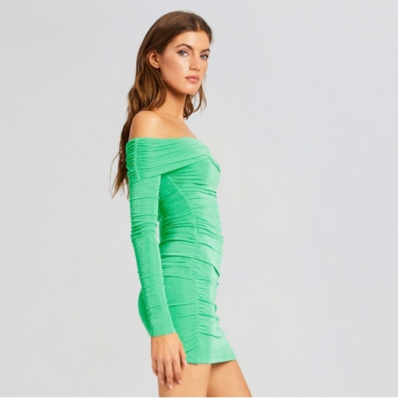 SER.O.YA Green Strapless Dress - Picture 2 of 14
